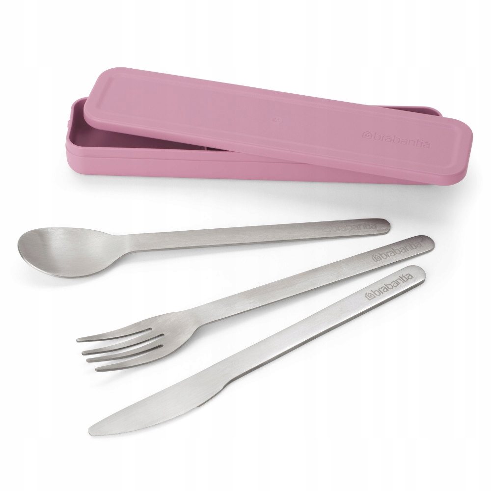 BRABANTIA - 3 dalių stalo įrankių rinkinys Make & Take - Lilac Pink