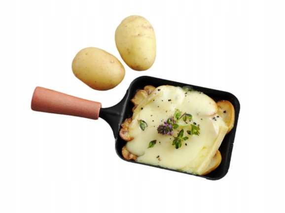 Raclette švýcarský MIX: přírodní pepřový sýr; Set 600 g