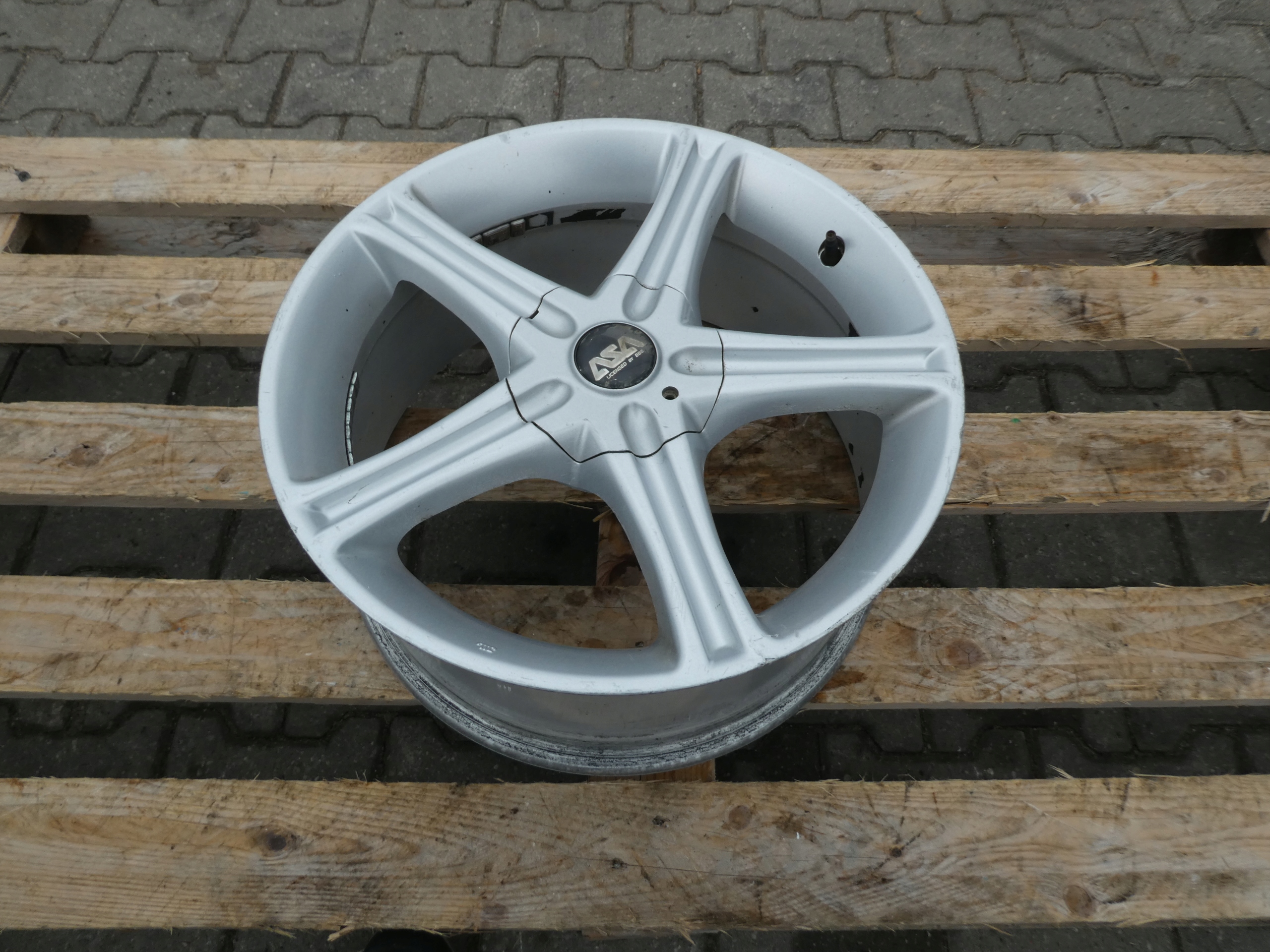 1X disk hliníkový disk VW 5X112 ASA IS1 17 CALI