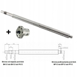 Kulový šroub Hiwin R16-05-800-862 s maticí