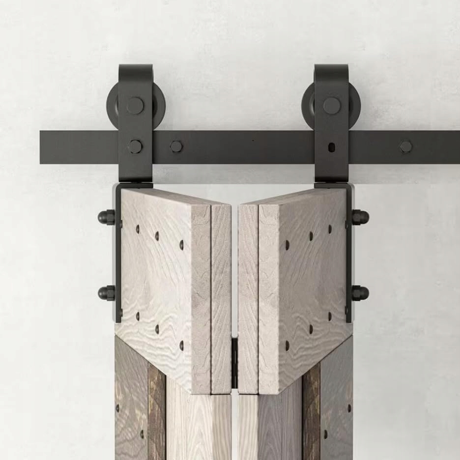 Kovanie koľajnica pre skladacie dvere typu Barn Door 183 cm (4 krídla) Loft