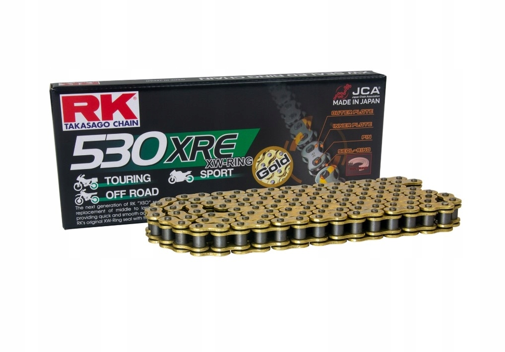 Rk Hnacia Reťaz GB530XRE-116 (xw-ring) S Uzáverom (clf) V Balení Farba S