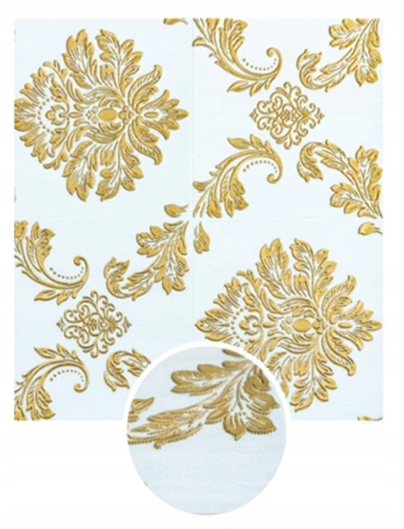 Naklejka ścienna tapeta złote samoprzylepne FP21 Marka inna