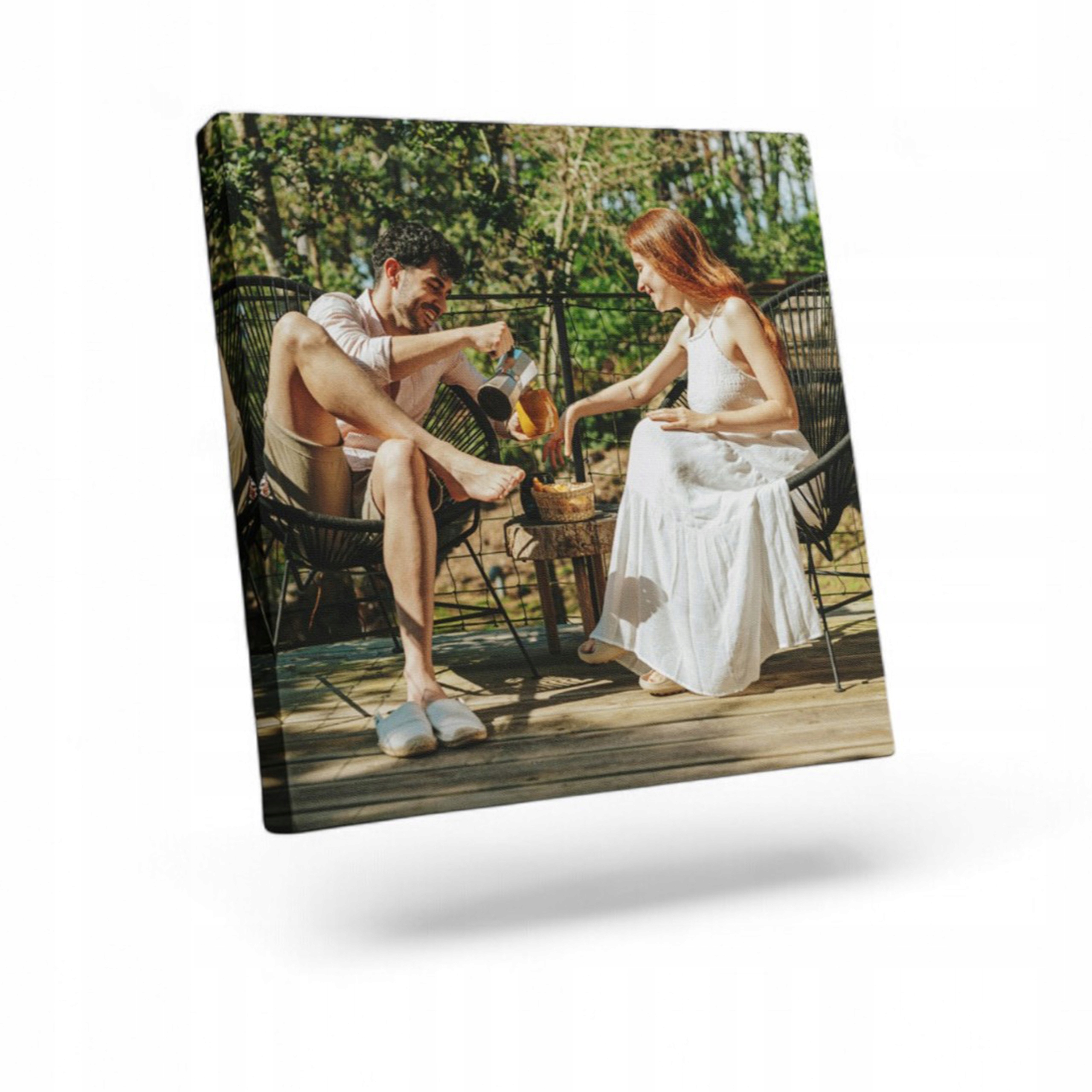 FOTO-obraz na plátně Vaše fotografie 100x100 Koláž Kreator Vzor Z Fotografie