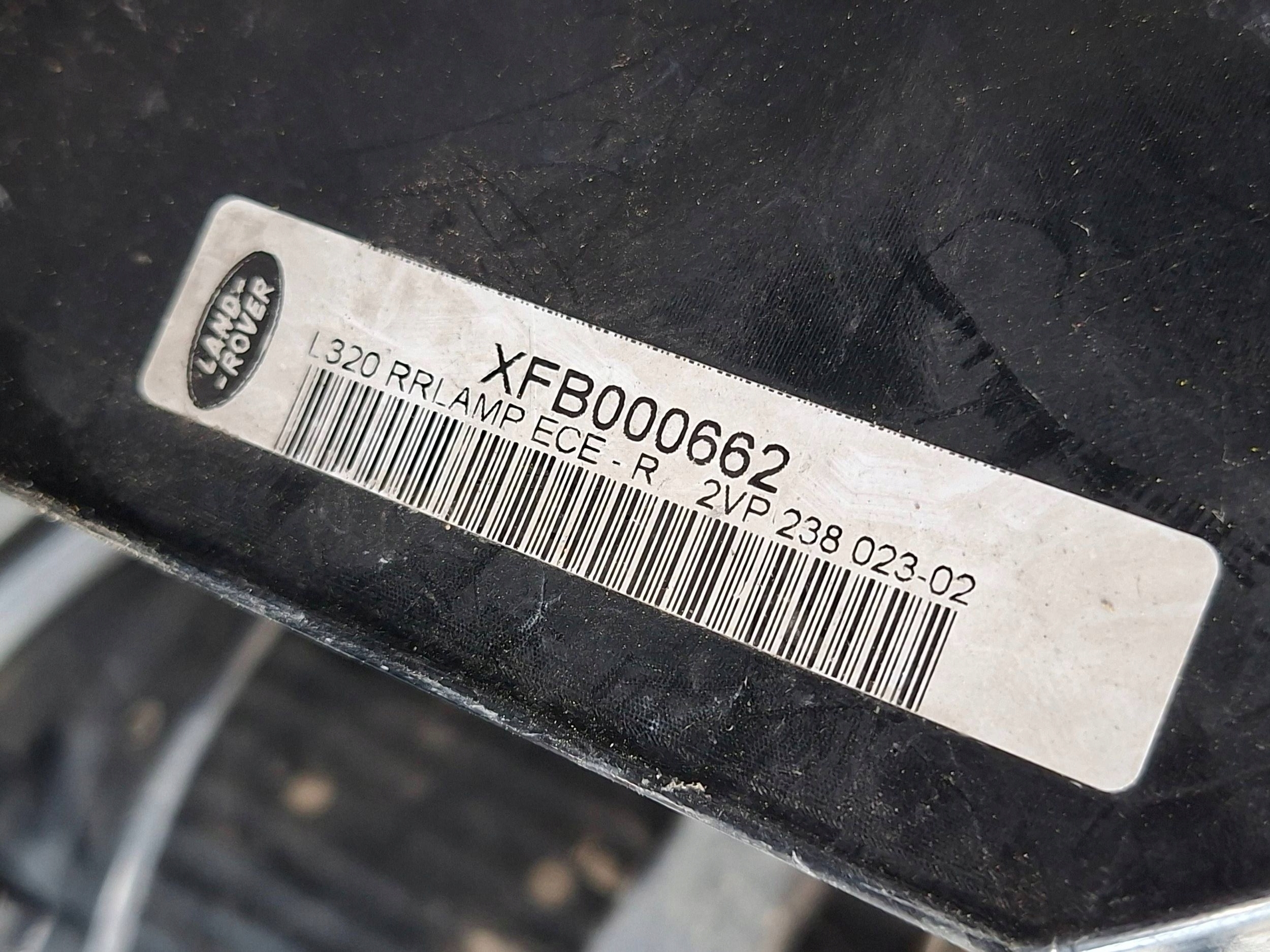light rear part right RANGE ROVER SPORT L320 05- EU xfb000662