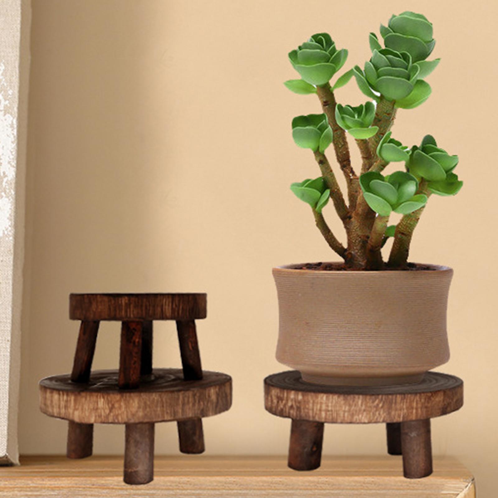 1 a z drewna Mini stojak na doniczkę, Maksymalny rozstaw szczęk 0 mm