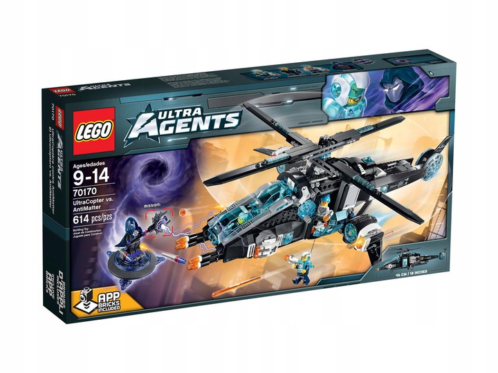 Klocki Lego Ultra Agents Zestaw Ultrakopter kontra AntiMatter 70170