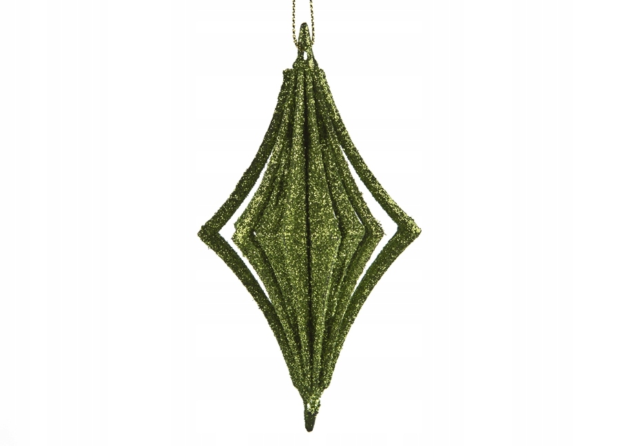 

4x Bombka zielona bączek