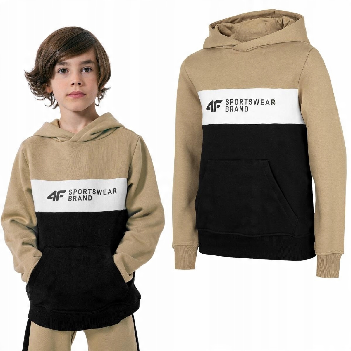 

Bluza Dresowa 4F Nierozpinana Z Kapturem