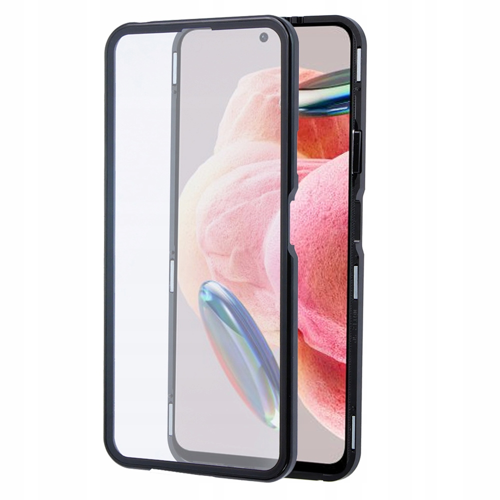 Magnetické Pouzdro Pro Xiaomi Redmi Note 12 4G Kryt Sklo Na Displej