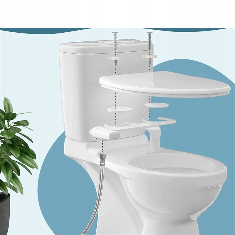 3/8 WKŁAD BIDETOWY TOALETY CZYSZCZENIA POŚLADKÓW Kolor biały