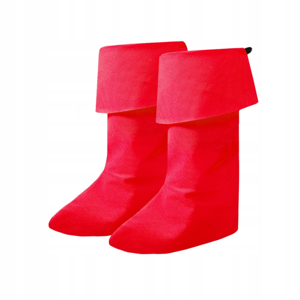 NAKŁADKI NA BUTY MATERIAŁOWE CZERWONE 2szt