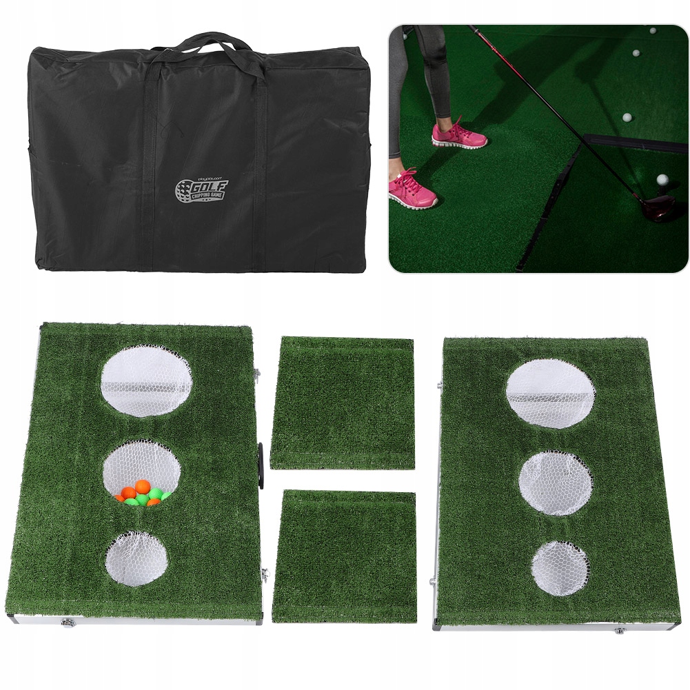 ZESTAW Mata do minigolfa putter Marka bez marki