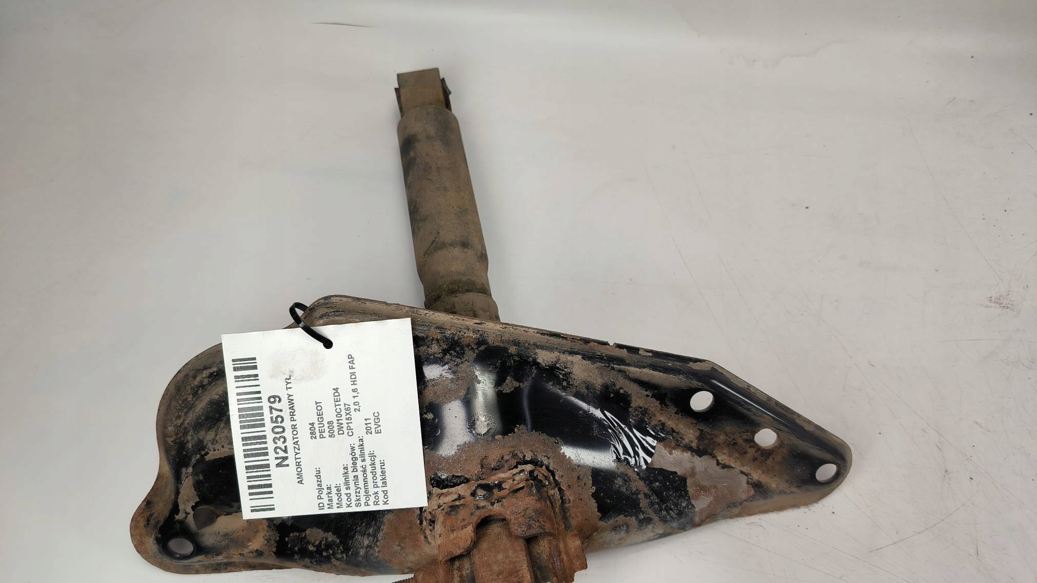 shock absorber right rear part PEUGEOT 5008 and