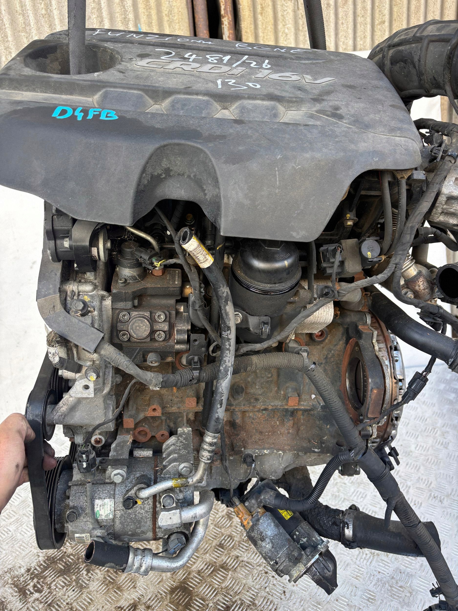 engine Z OSPRZETEM D4FB 1.6 CRDI E5 HYUNDAI I30 II 12