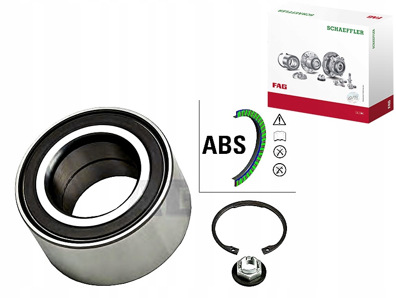 FAG  КОМПЛЕКТ ПОДШИПНИК КОЛЕСА FAG, 713 6781 00
