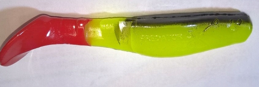 

Manns Predator 2 7cm żółty fluo cz. grzb. czer.og