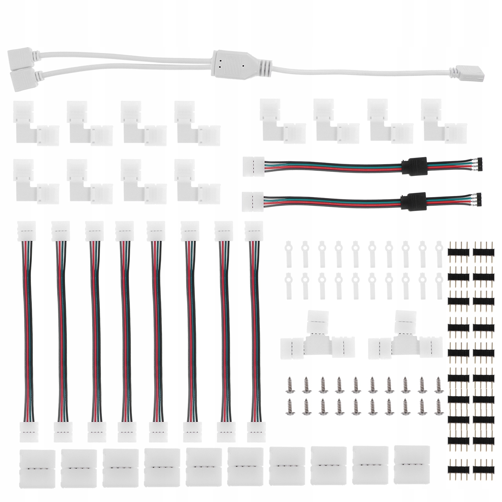 Zworki łączące listwę świetlną LED