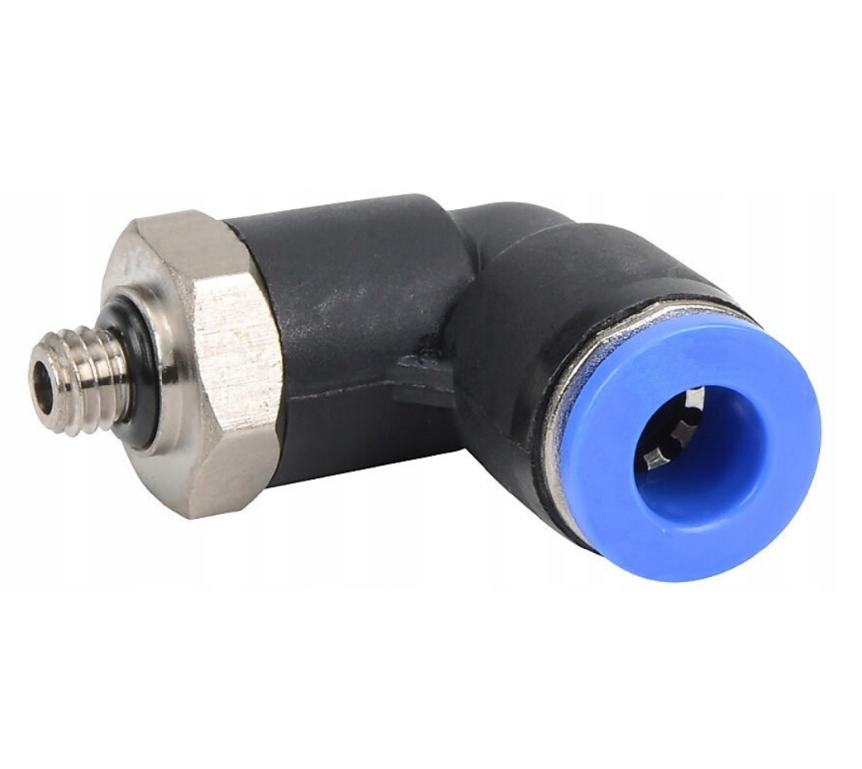 

Złączka Pneumatyczna Wtykowa Kątowa 6 mm M5