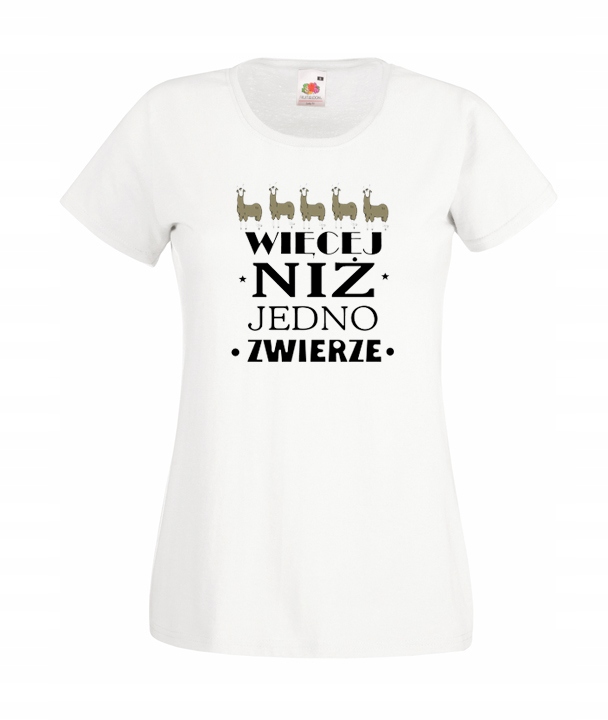 

Xs Koszulka Damska Lama Więcej Niż Jedno Zwierze