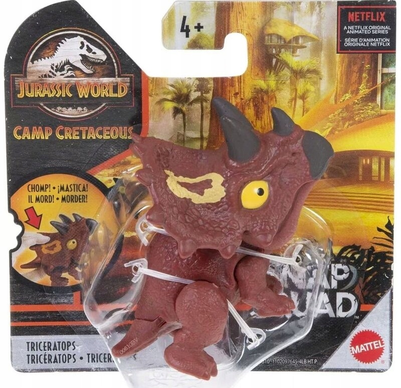 

Jurassic World Snap Squad Dino Figurka Triceratops