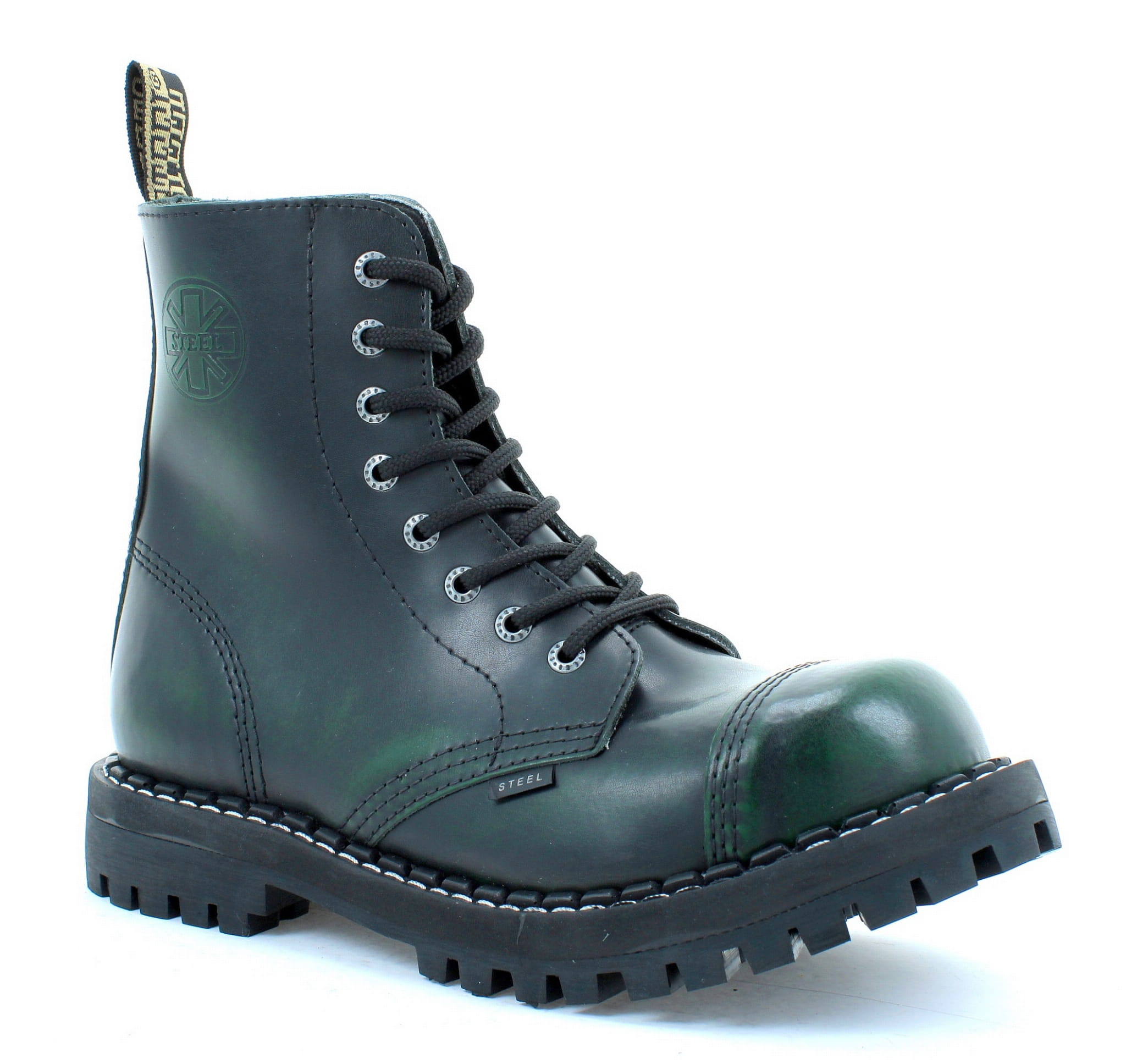 

Glany Steel Zielony/czarny 8-DZIUR 114/O/GRE/B 44