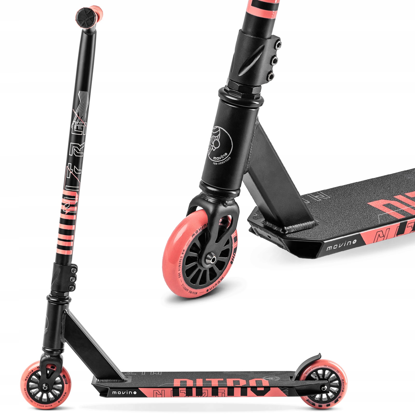 Hulajnoga wyczynowa Movino Nitro Red