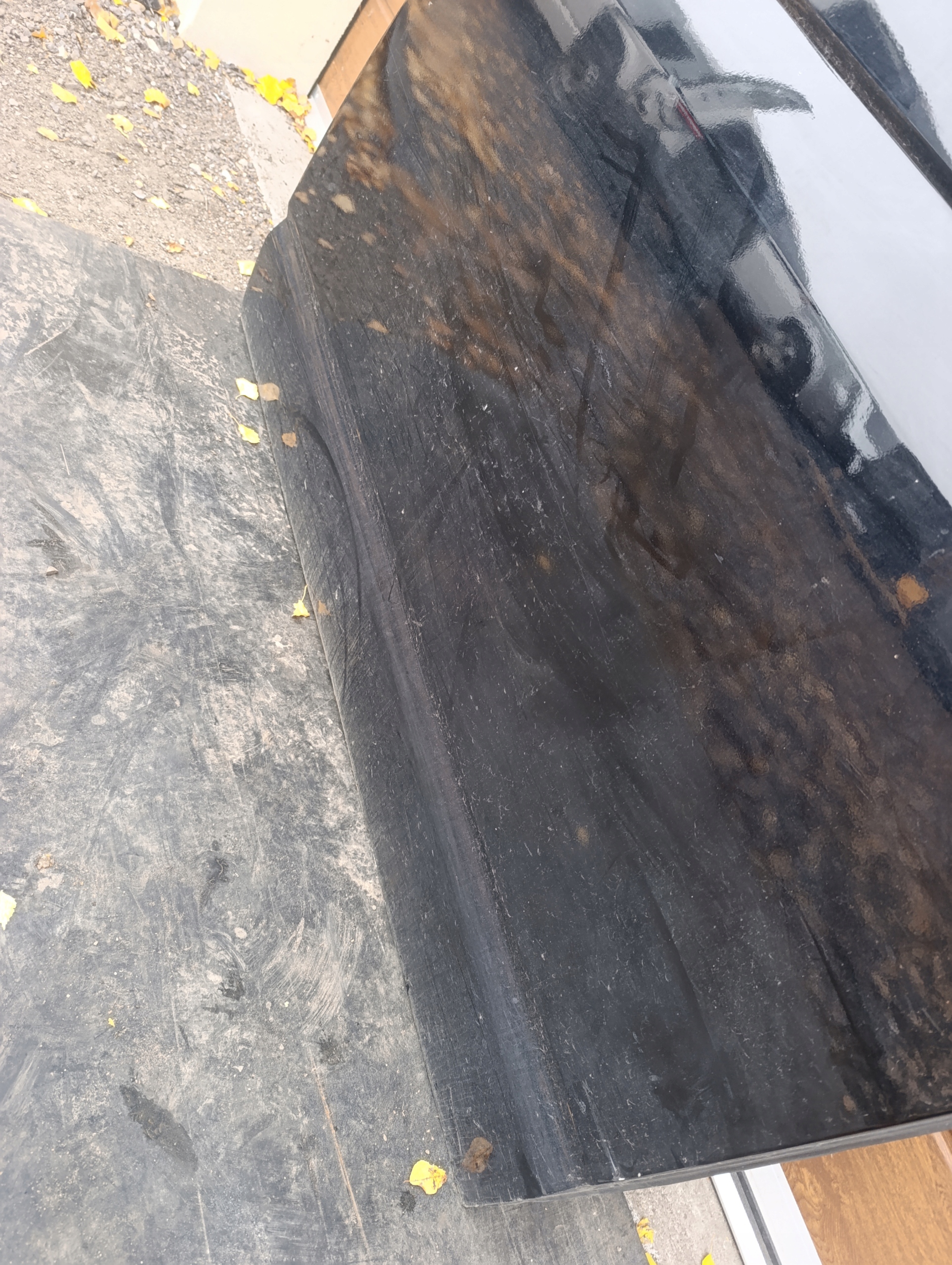 VW T5 door sliding black, LC9Z left