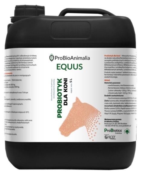 

ProBiotics Animalia Equus probiotyk dla koni 5 L