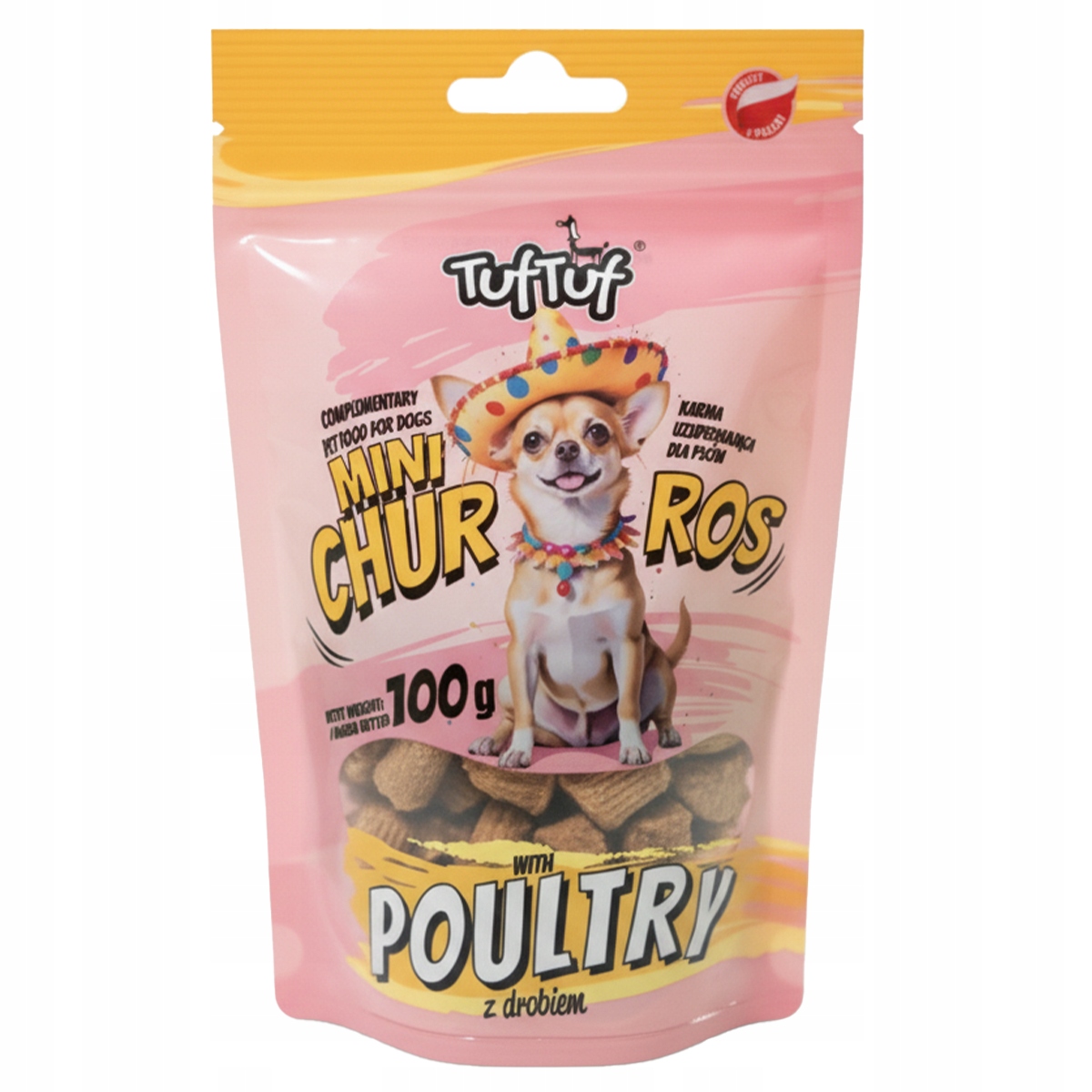 Tuf Tuf Mini Churros s drůbežím masem pro psa 100 g