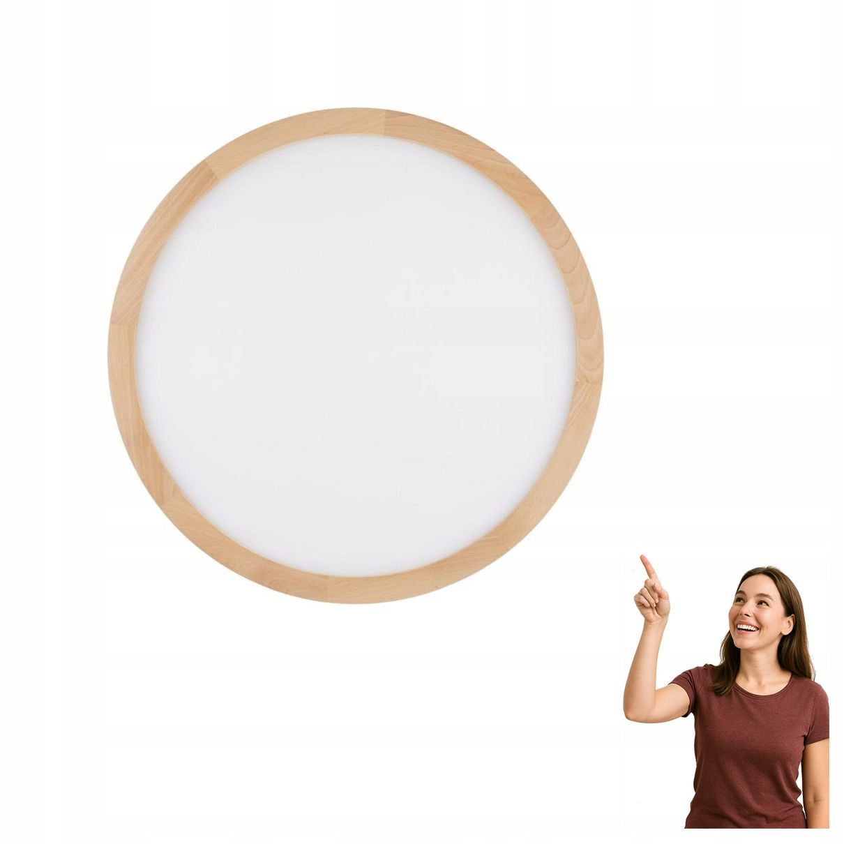 Stropné Svietidlo Led 45W Aqua Wood Buk 18008 Tk Lighting