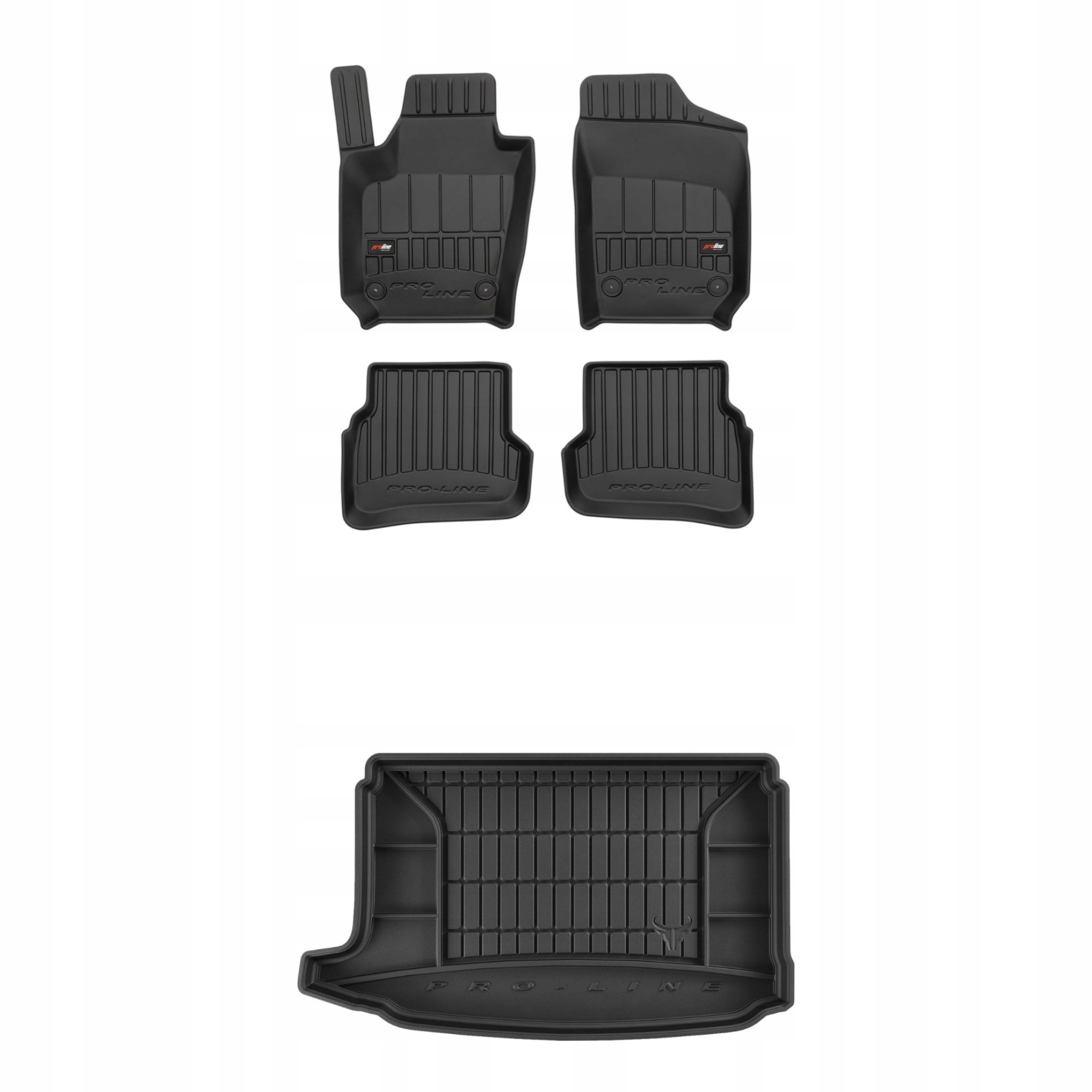 Sada gumových koberců a rohože pro Vw Polo V 2009-17