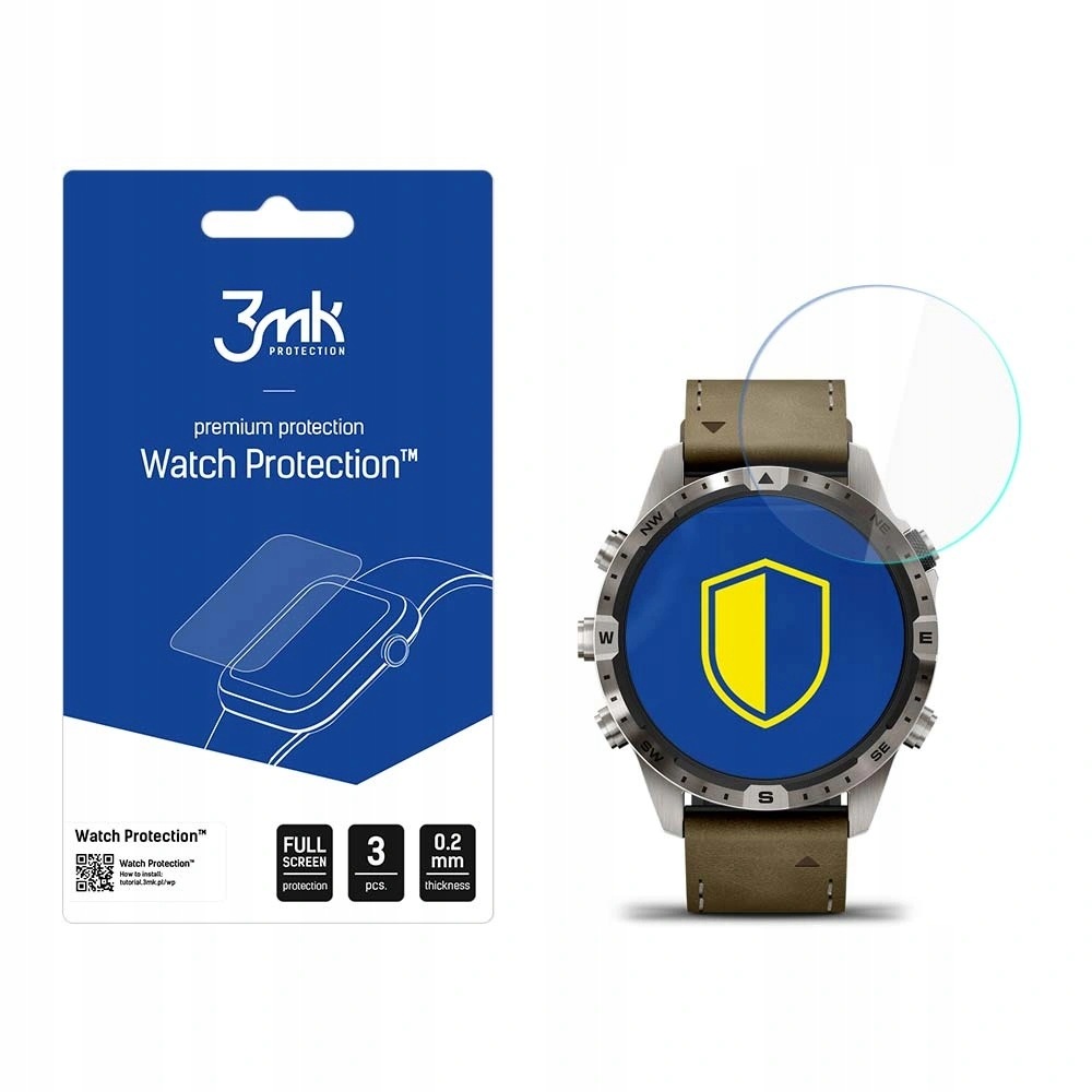 Szkło hybrydowe 3mk Watch Protection v. FlexibleGlass na Garmin Marq Gen 2