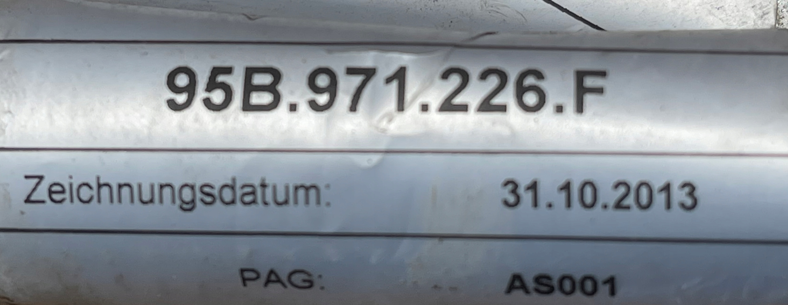 PORSCHE MACAN S 2015 3.0 cablaggio VENTOLE Tubi cavi 95B971226F