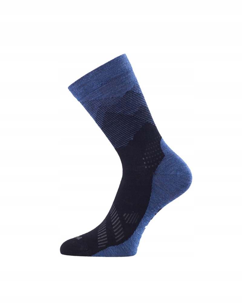 Skarpety Trekkingowe/Codzienne Lasting Fwo 85% Merino Niebieski 595 L 42-45