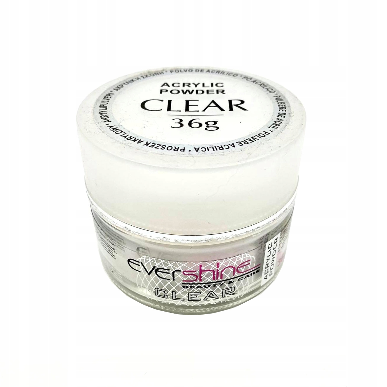 Akryl Puder do Paznokci Clear Przezroczysty 36g