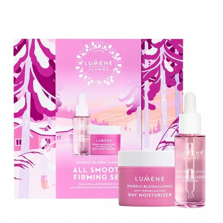 Veganská sada Lumene Nordic Bloom Lumo pro péči o pleť 30 ml 50 ml