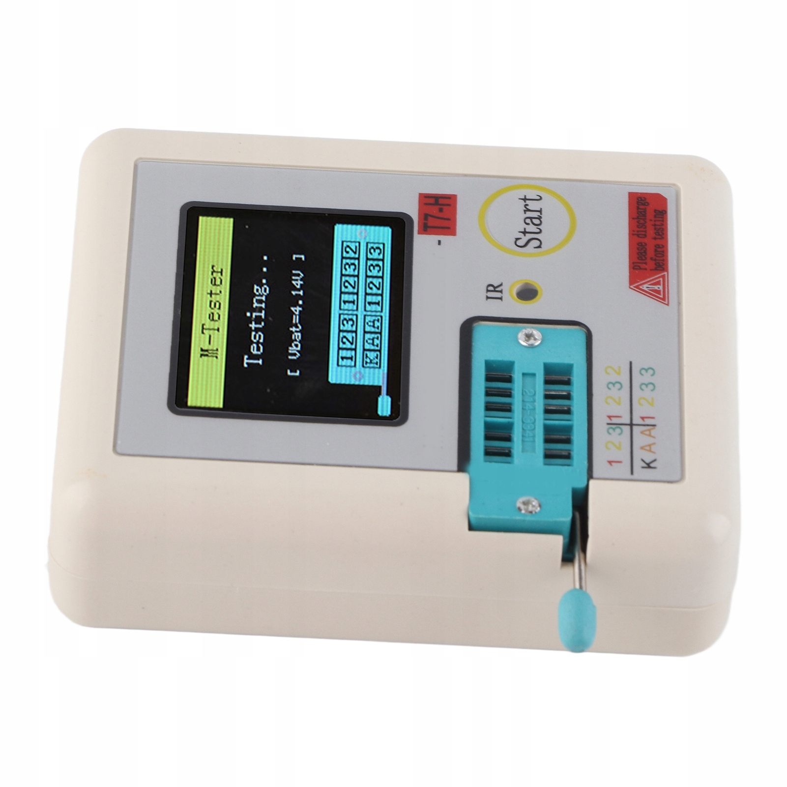 LCR T7H TFT Tester Tester Graphic Display Multifunkcyjny test jieo DY