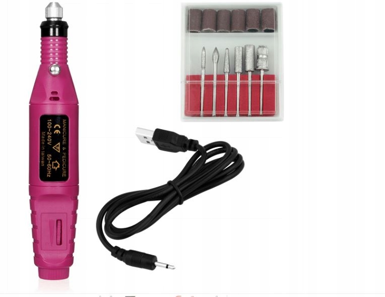 Frezarka do paznokci Puderek zestaw Touch