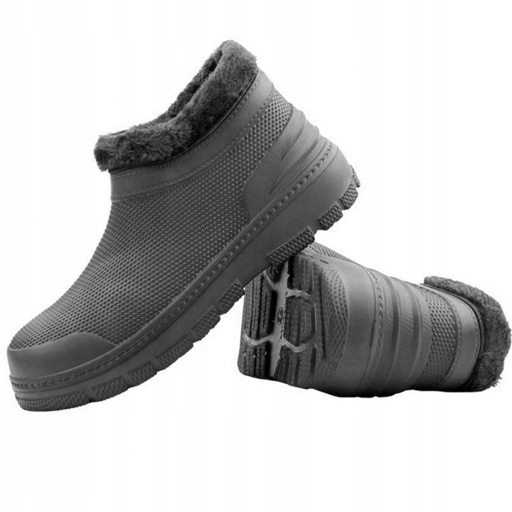 KALOSZE Zimowe MĘSKIE MOCNO Ocieplane KROKSY Chodaki ŚNIEGOWCE PIANKOWE P2 Oryginalne opakowanie producenta pudełko