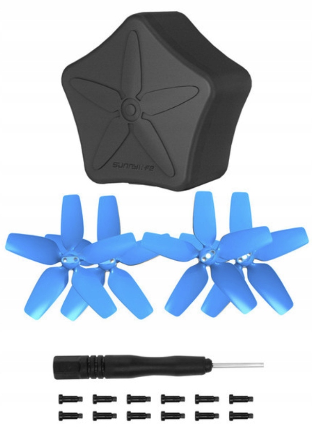 Śmigła Niebieskie + Etui do Drona DJI Avata - Komplet CW + CCW 4 szt.
