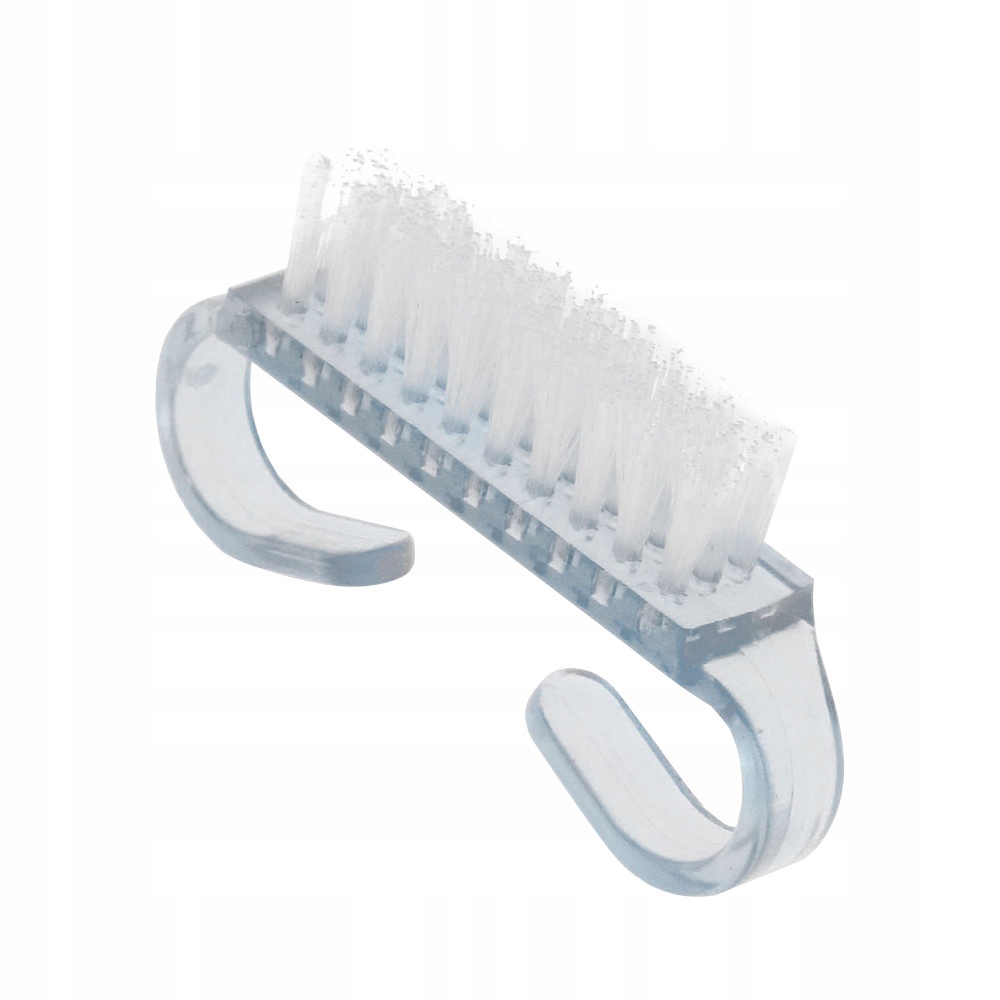 SZCZOTECZKA DO PAZNOKCI MAŁA BEZBARWNA DO MANICURE I USUWANIA PYŁU