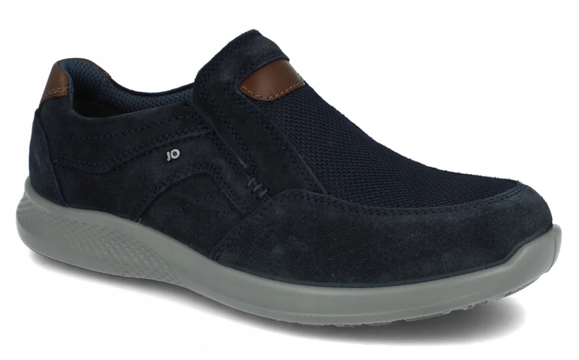 Pánské polobotky na široké chodidlo Jomos 322357 nazouvací slip-on tuhost K R42