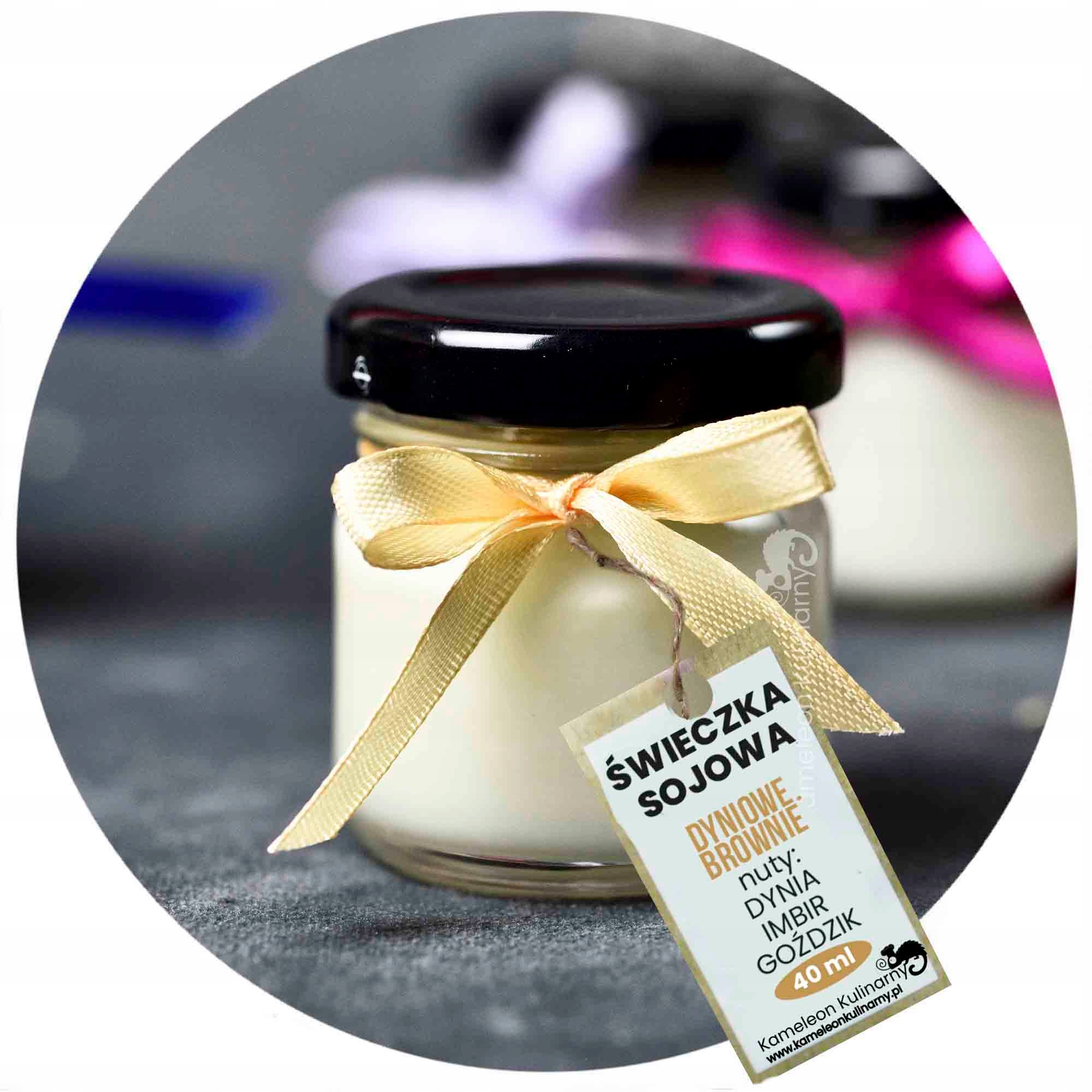 

Świeca Sojowa Dyniowe Brownie dynia imbir 40ml 10h