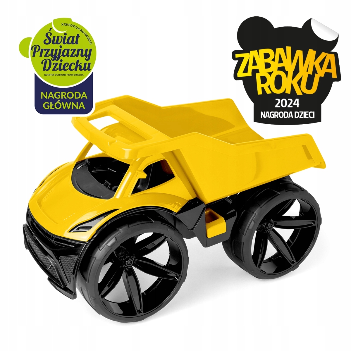 Wywrotka MAXIMUS Wader 64030 -żółta Rodzaj pojazdu Wywrotki