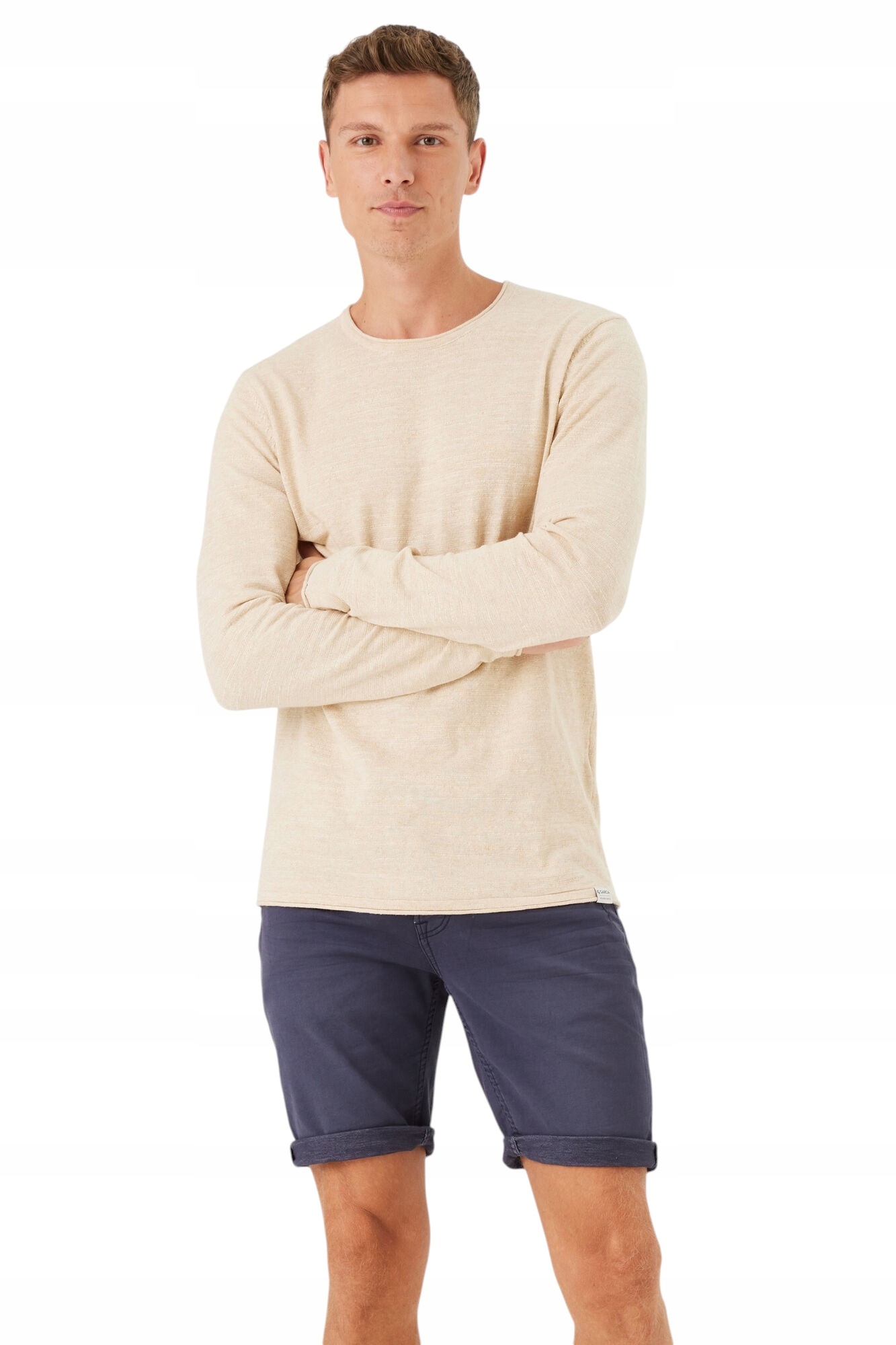 Pánské Krátké Kraťasy Tmavě Modré, Slim, Přiléhavé, Džínové Garcia 31