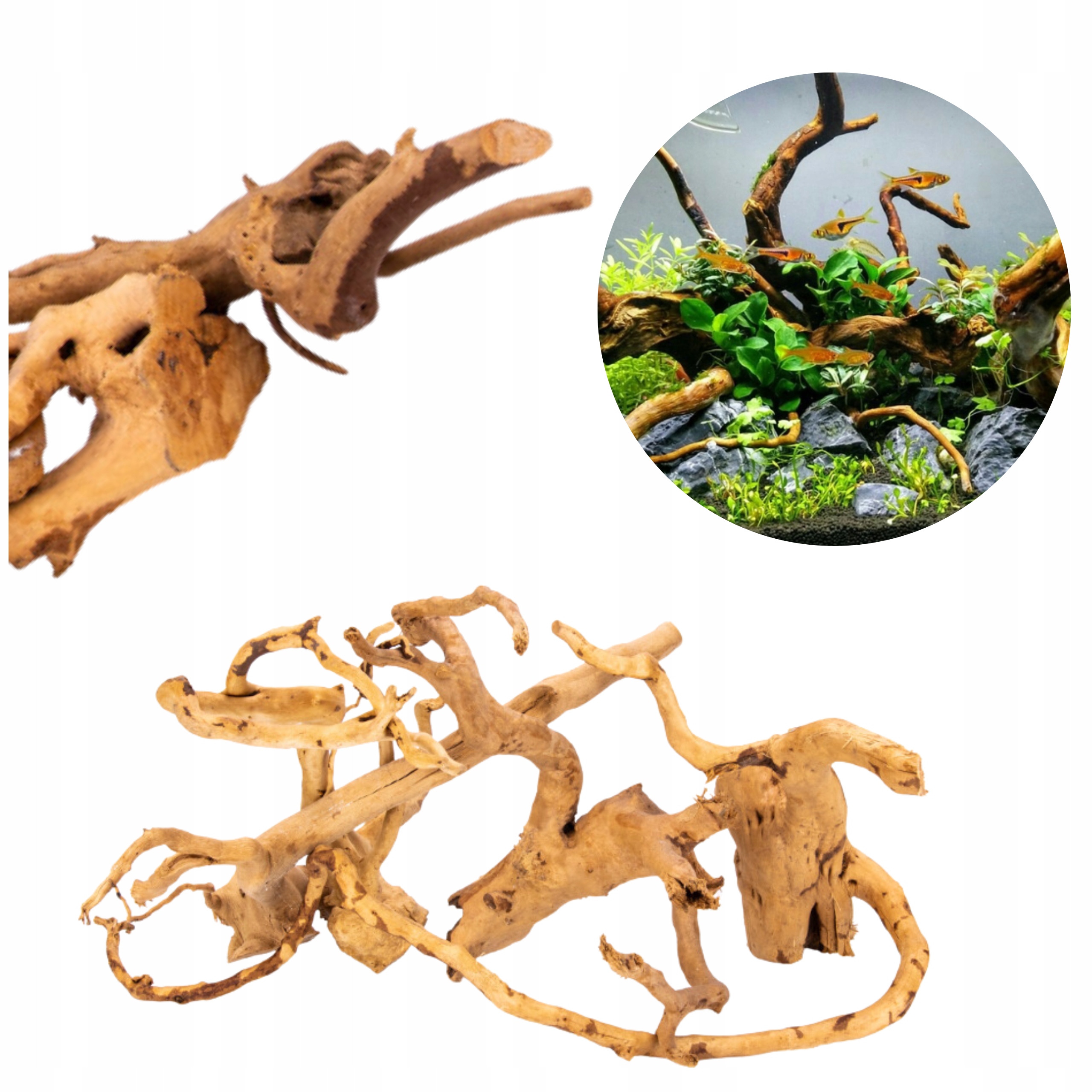Levně Kořen do akvária Red Moor Sada 3-5ks