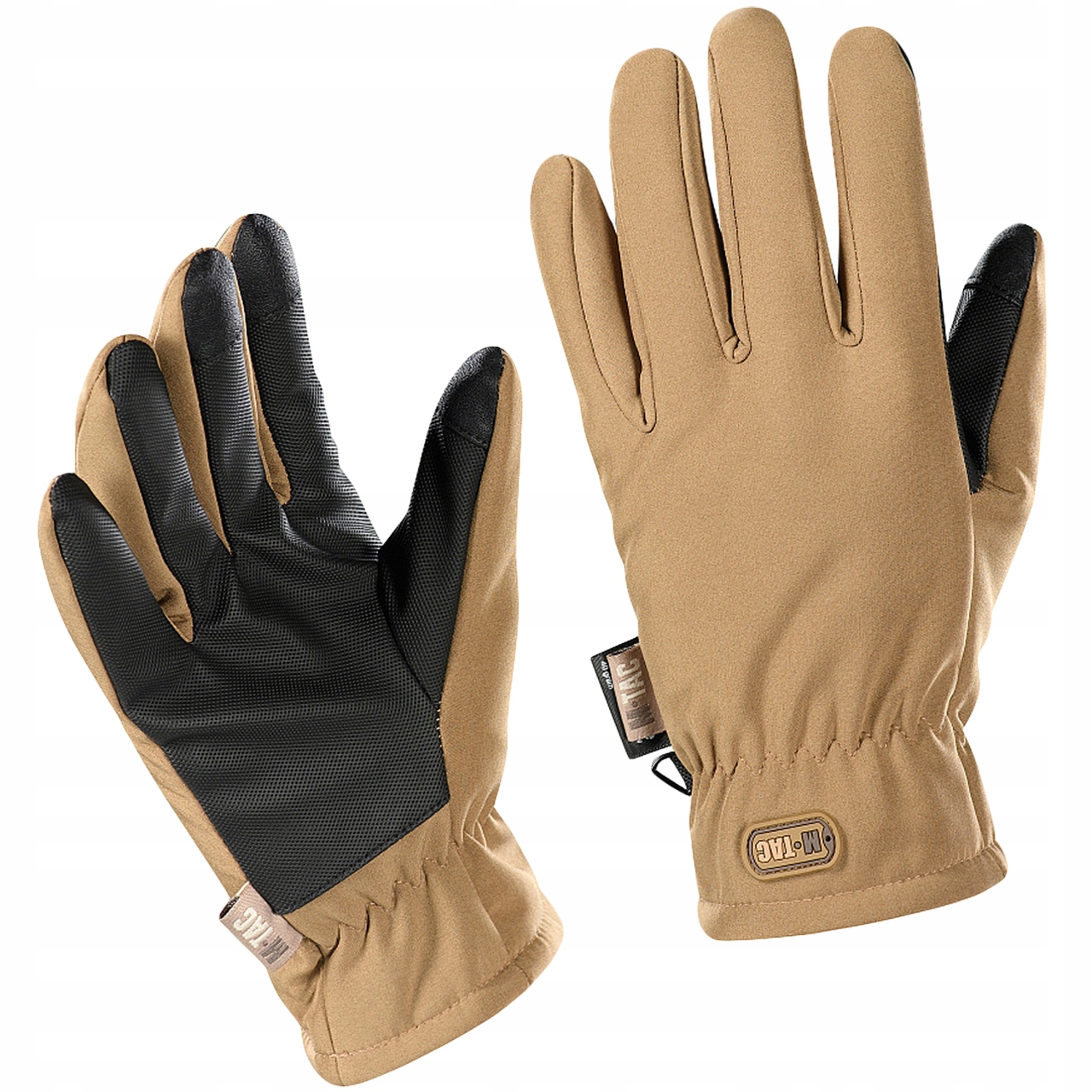 Rękawiczki Zimowe Dotykowe Ocieplane Softshell Thinsulate M-Tac Coyote XL