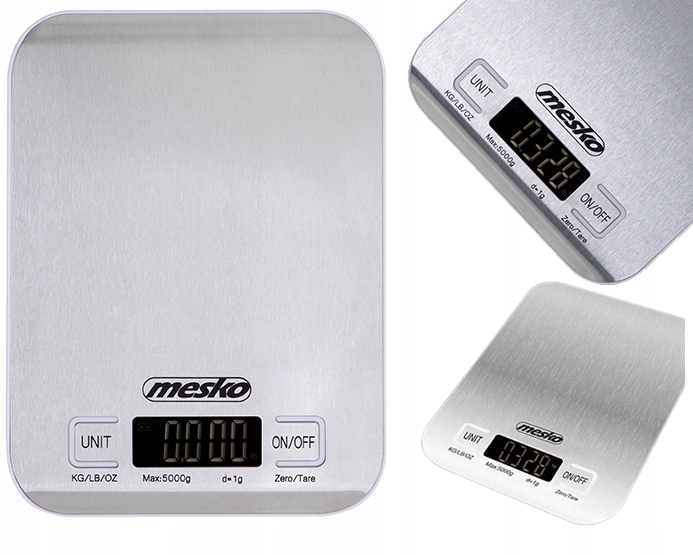 

Elektroniczna Waga Kuchenna LCD 5kG MS3169-W Mesko