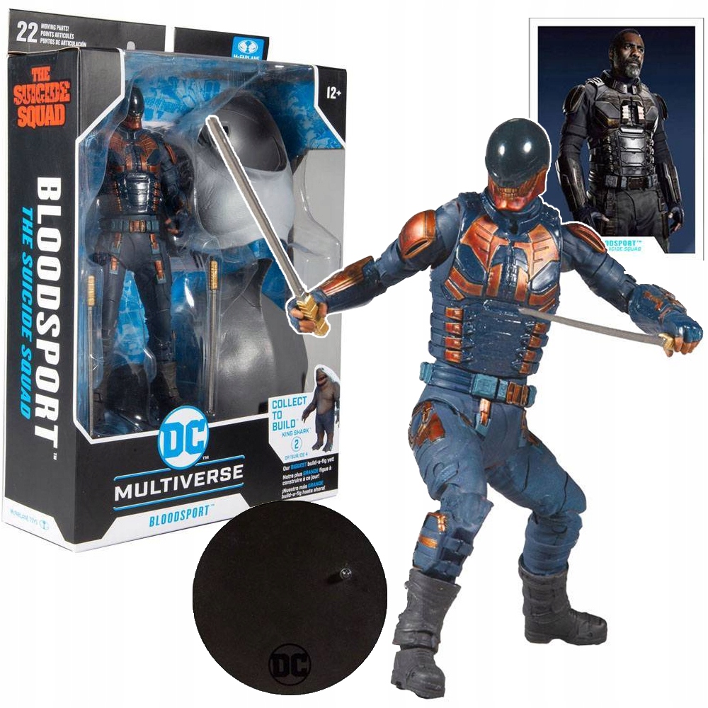 Mcfarlane DC Figurka Bloodsport Se Sekvence Sebevražd (the Suicide Squad) 18 CM Sběratelská